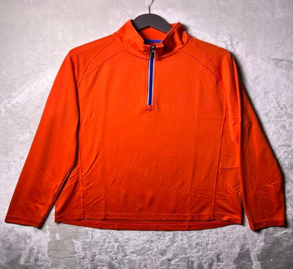 Tommy Bahama Performance 1/4 Zip Men's M Luxe Lightweight Fall Ball Coastal Golf